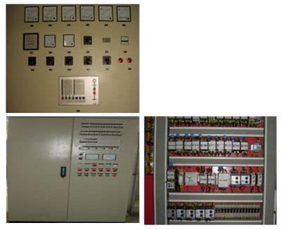 Electrical panels of electric generating wagons 1