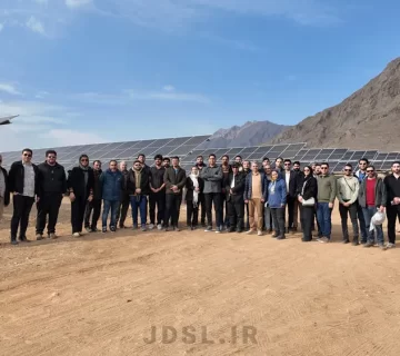 بازدید آموزشی فراگیران جهاددانشگاهی صنعتی شریف از نیروگاه خورشیدی اراک